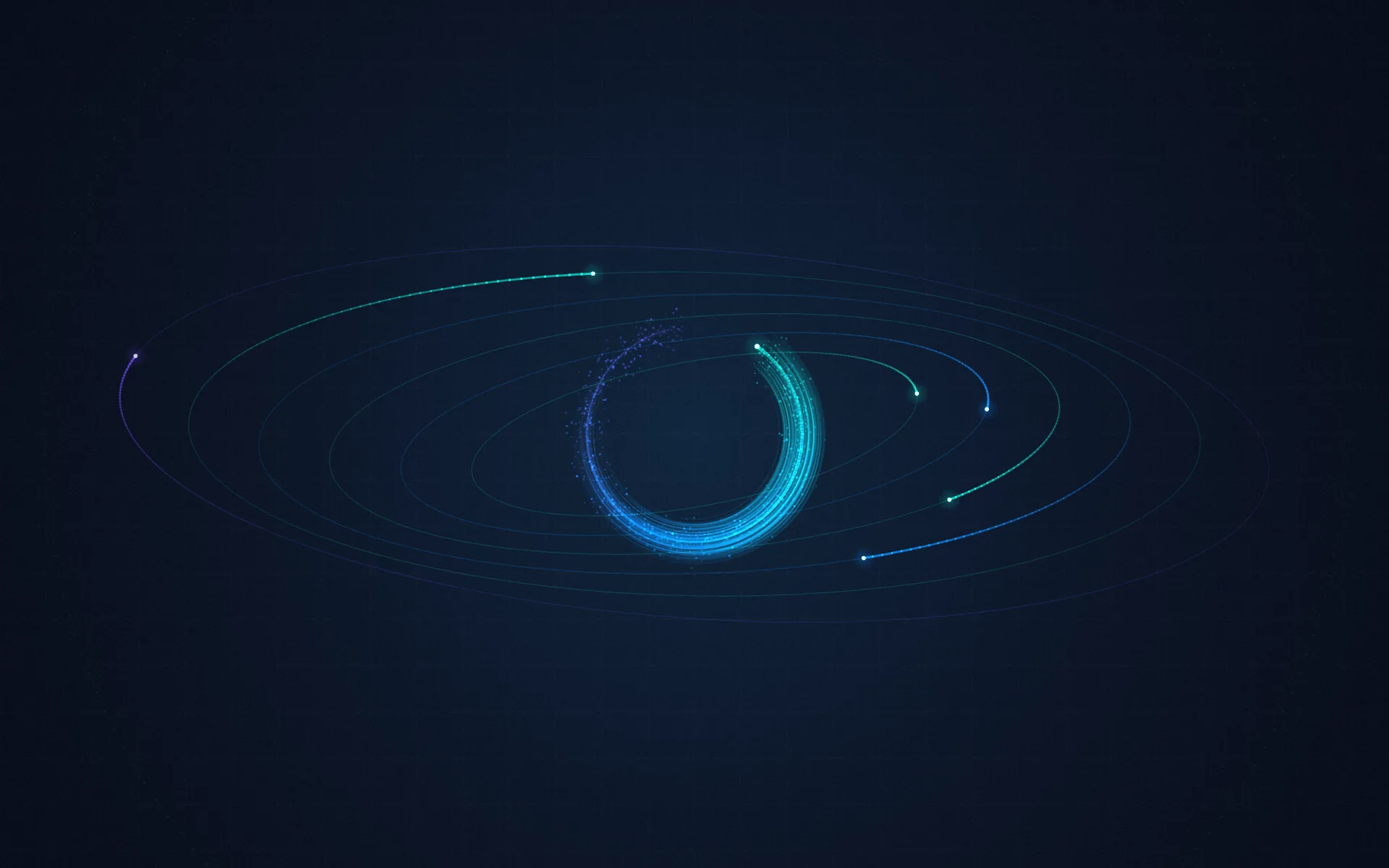 Currencies in orbit around one stable core, with the Enso at the centre.